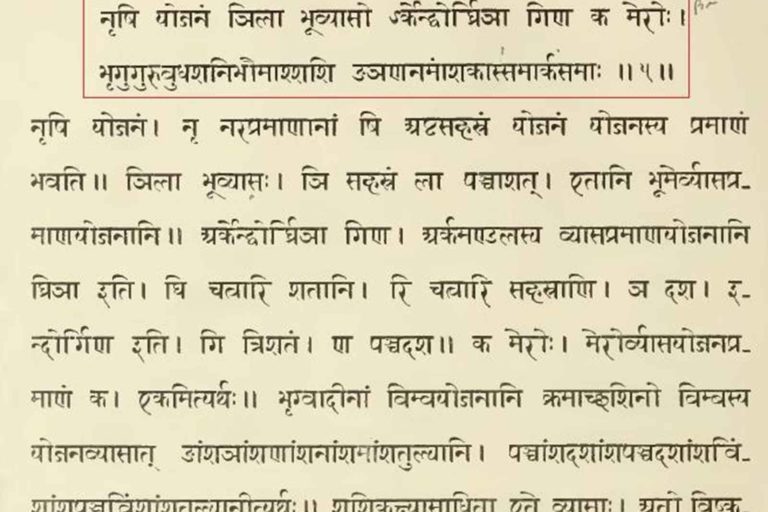 संस्कृते अङ्कानांसंख्यानांच प्रयोगः
