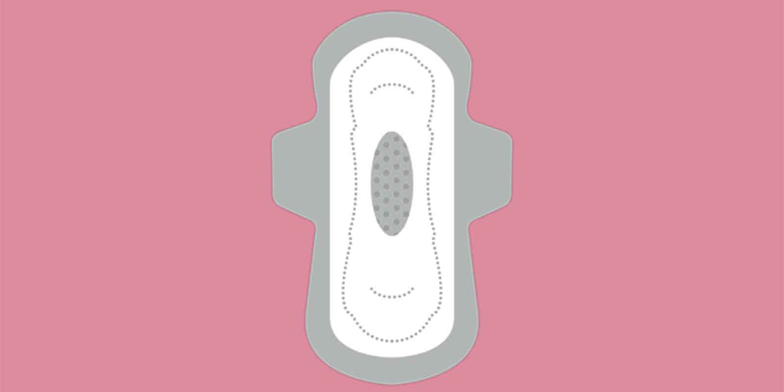 tiny lamps in darkness sanitary pad