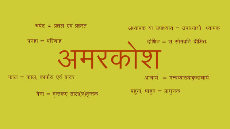 अमरकोश : कुछ प्रचलित शब्द : लघु दीप