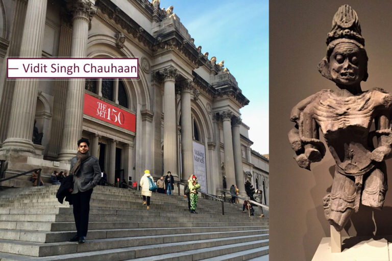 Bhāratīya Sculpture in The Met Museum, New York. Travelogue by Adv. Vidit Singh Chauhaan
